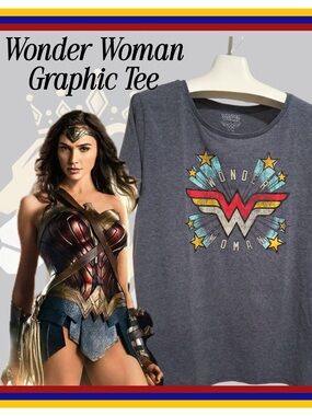 DC Comics Wonder Woman Graphic Tee - Size XL